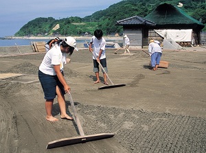 Work experience in Suzu Salt Farm