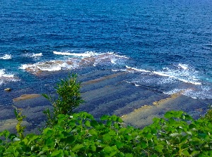 Sprinkling sea water in Suzu Salt Farm