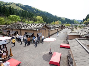 Restored town in Ichijodani