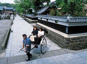 Rickshaw in Teramachi street