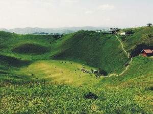 Crater of Mount Oomuro