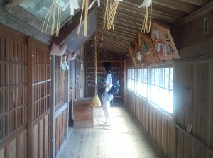 Inside of Irou Shrine