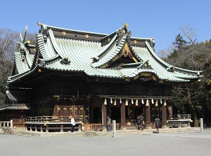 Main shrine of Mishima Taisha