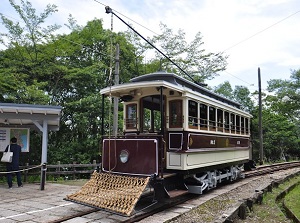 Streetcar of Kyoto (1911) in Meiji-mura