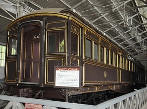 Emperor's train (1910) in Meiji-mura