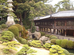 Japanese garden in Toyokawa Inari