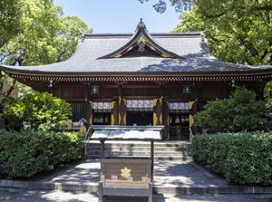 Main shrine of Wakamiya Hachimansha