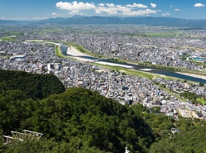 View from Gifu Castle