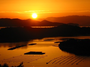 Sunset at Tomoyama Park