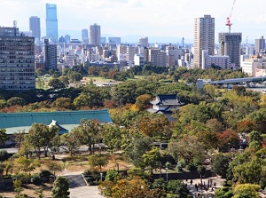 View from Osaka Castle