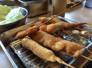 Kushi-katsu in Shinsekai