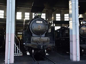 Steam locomotives in Kyoto Railway Museum