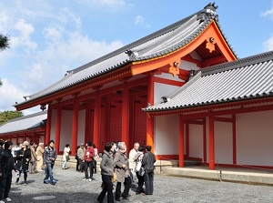 A gate near Shishinden in Kyoto Gosho