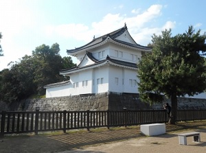 A corner tower of Nijo Castle