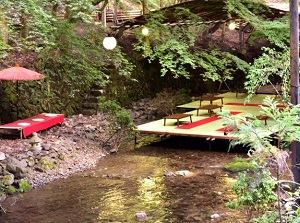 Kawadoko around Kifune Shrine