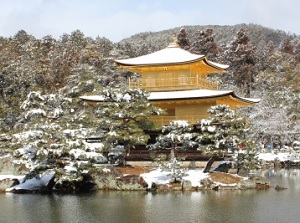 Kinkakuji in winter