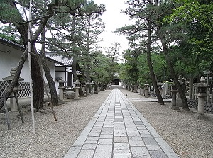 Approach of Gokonomiya shrine
