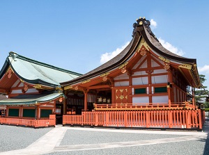 Honden of Fushimi Inari Taisha