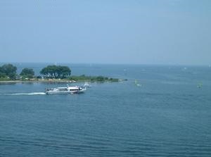 Cruising ship of Lake Biwa