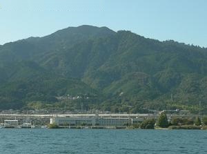Mount Hiei from Otsu city