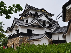 Castle tower in Hikone Castle