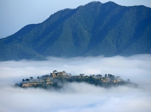 Takeda Castle on Sea of clouds