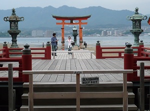Otorii from main shrine of Itsukushima Shrine