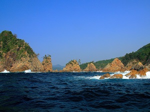 Natane Islands in Uradome Coast