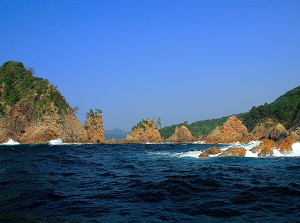 Natane Islands in Uradome Coast