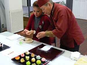 Creating confectionary in Karakoro Art Studio