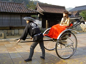 Rickshaw in Tsuwano