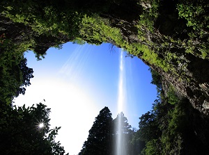 Behind Dangyo Falls