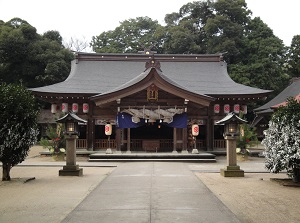 Main shrine of Yaegaki Shrine