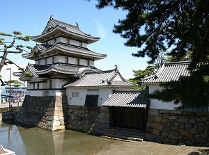 A corner tower of Takamatsu Castle