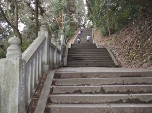 Steps to Okusha in Kotohira-gu