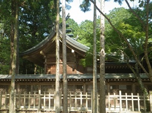 Honden of Oasahiko Shrine