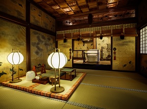 Yushinden in Dogo Onsen Honkan