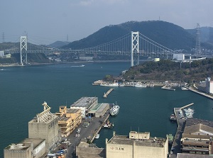 Kanmon Straits and Moji Port