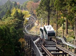 Slopecar to Hikosan-jingu