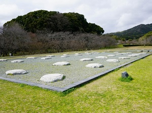 A ruin in Ancient Dazaifu Government Office