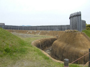 A moat in Yoshinogari