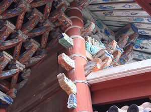 Detail of Daiippomon in Sofukuji