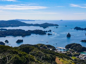 Kujukushima from Ishidake Observatory