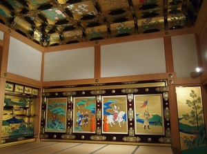 Inside of Honmaru Goten in Kumamoto castle