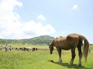 Kusasenri-ga-hama of Mount Aso