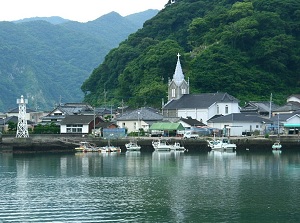 Sakitsu village in Shimoshima