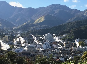 Beppu Onsen town