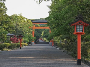 Approach of Usa Shrine