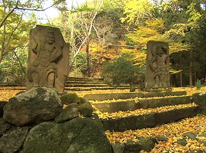 Ruin of former Sentoji in Kunisaki Peninsula