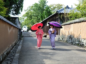 Old town in Kitsuki
